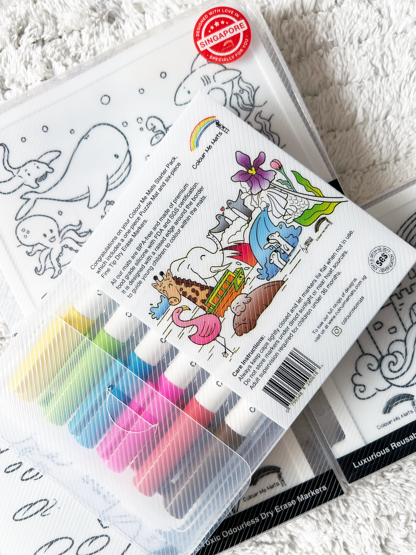 Puzzle Mat Starter Pack with 6pc Markers