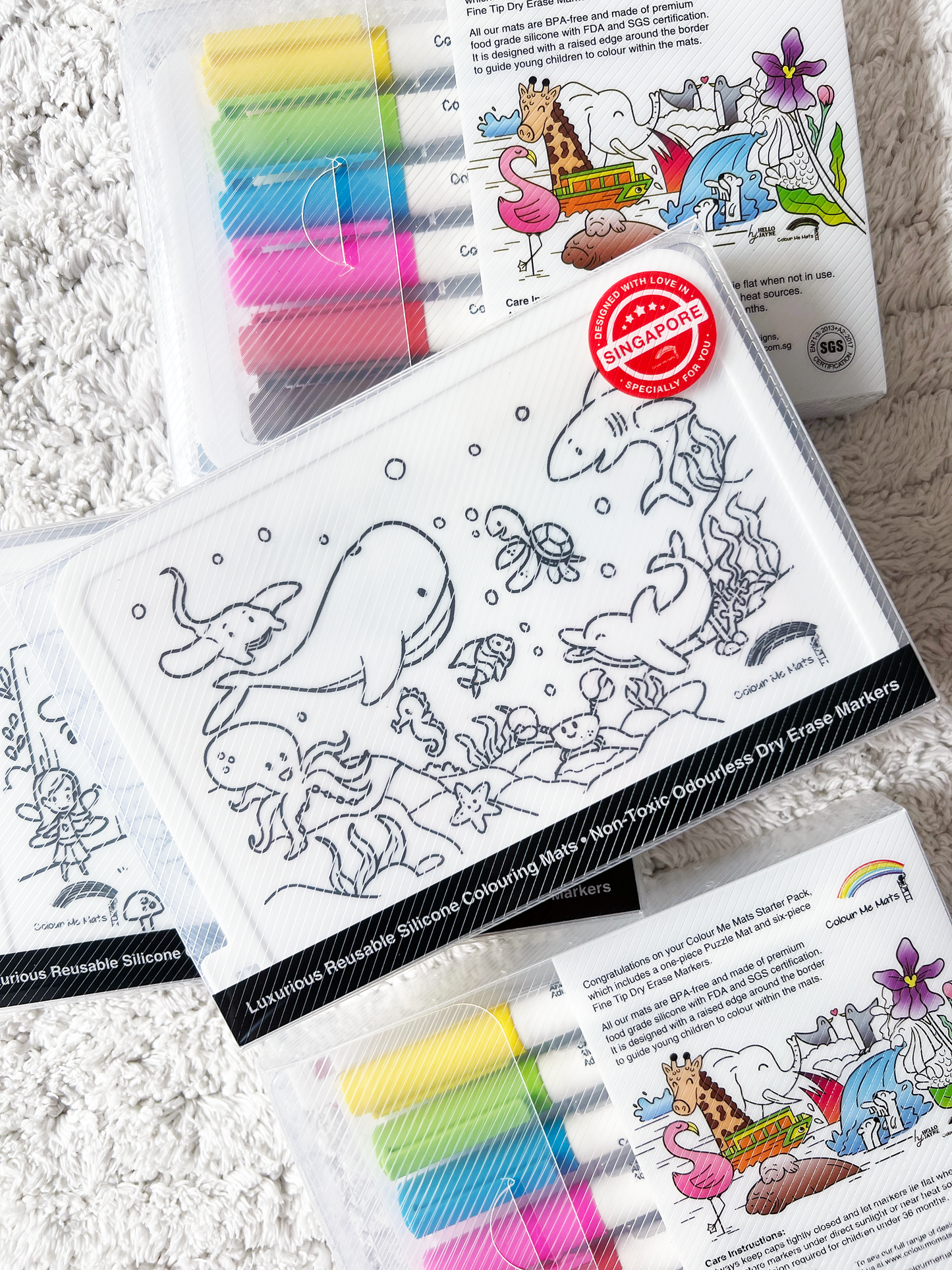 Puzzle Mat Starter Pack with 6pc Markers