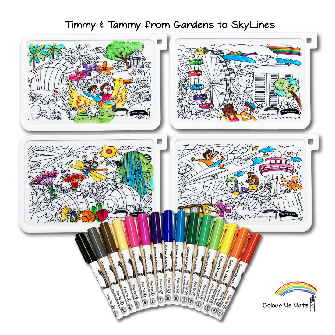 Timmy & Tammy from Gardens to Skylines (Puzzle Mats)