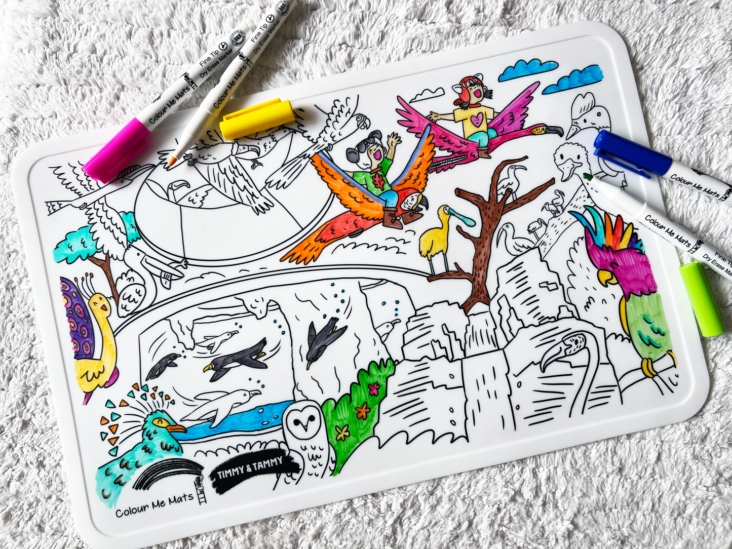 Book Bundle - T&T at Bird Paradise (Colouring Mat & Book)