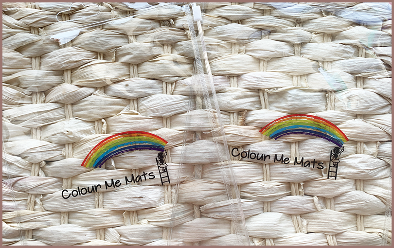 PVC Zipper Bag for our Colouring Mats