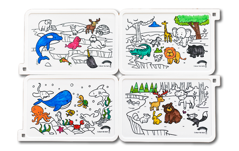 Natural Animal Habitats (Puzzle Mats)