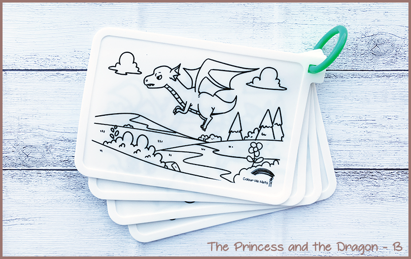 The Princess and the Dragon (Puzzle Mats)