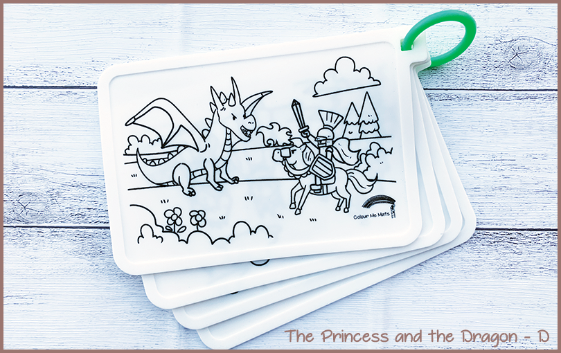 The Princess and the Dragon (Puzzle Mats)