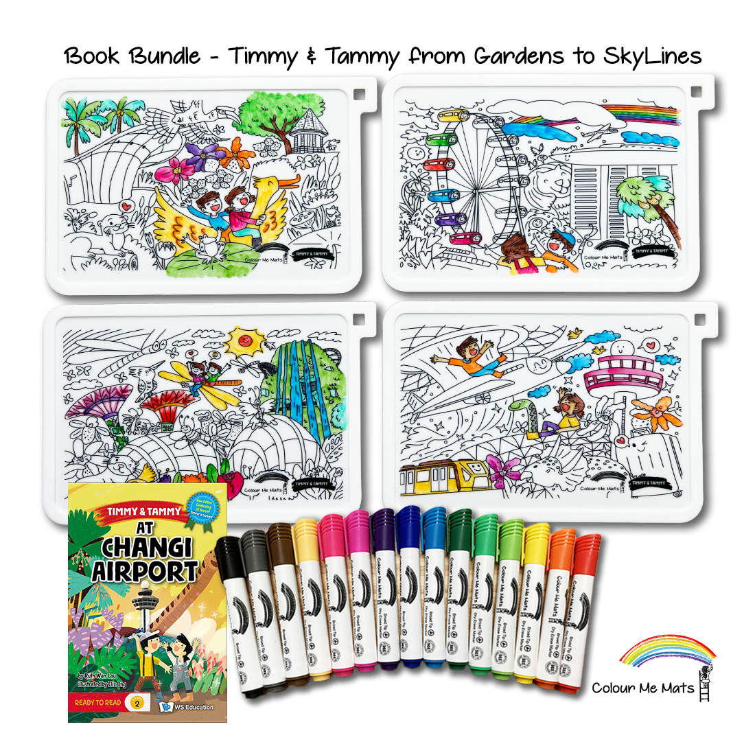 Book Bundle - T&T from Gardens to Skylines (Colouring Mat & Book)