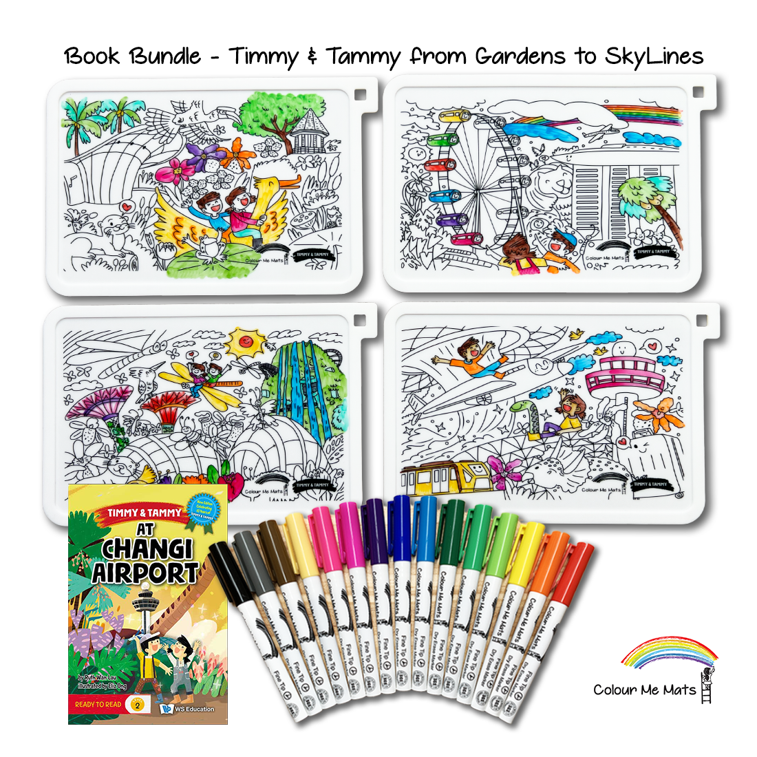 Book Bundle - T&T from Gardens to Skylines (Colouring Mat & Book)