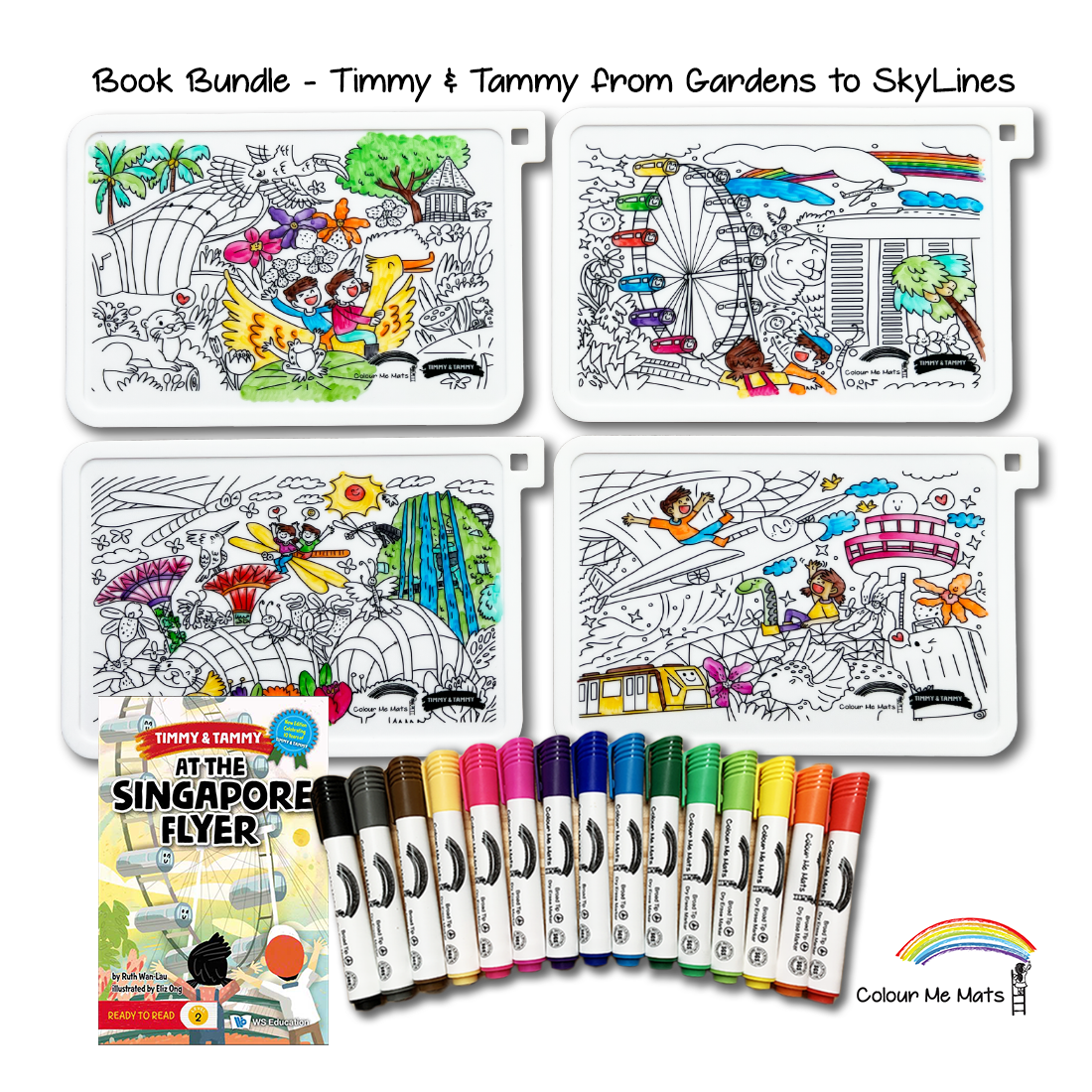Book Bundle - T&T from Gardens to Skylines (Colouring Mat & Book)