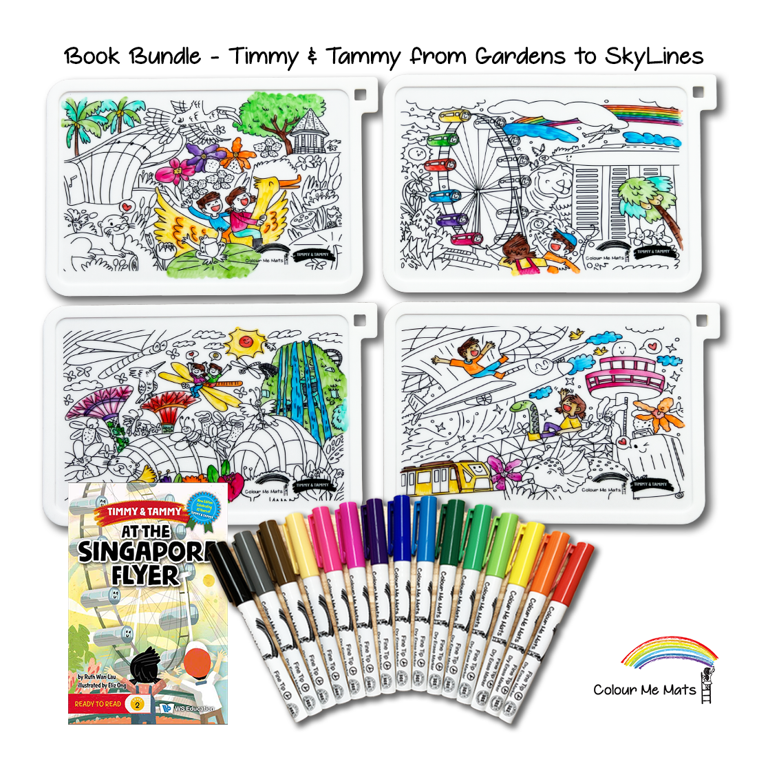 Book Bundle - T&T from Gardens to Skylines (Colouring Mat & Book)