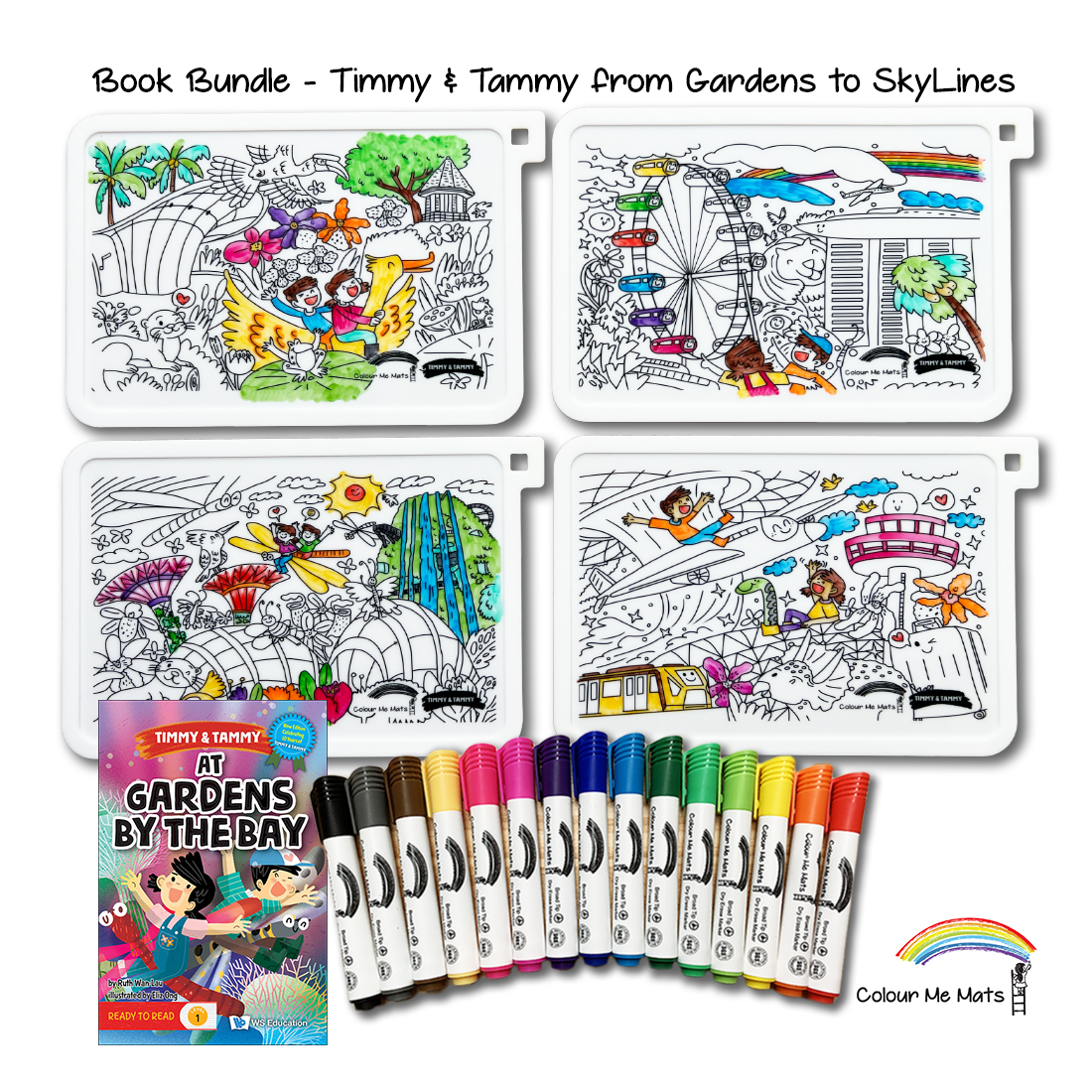 Book Bundle - T&T from Gardens to Skylines (Colouring Mat & Book)