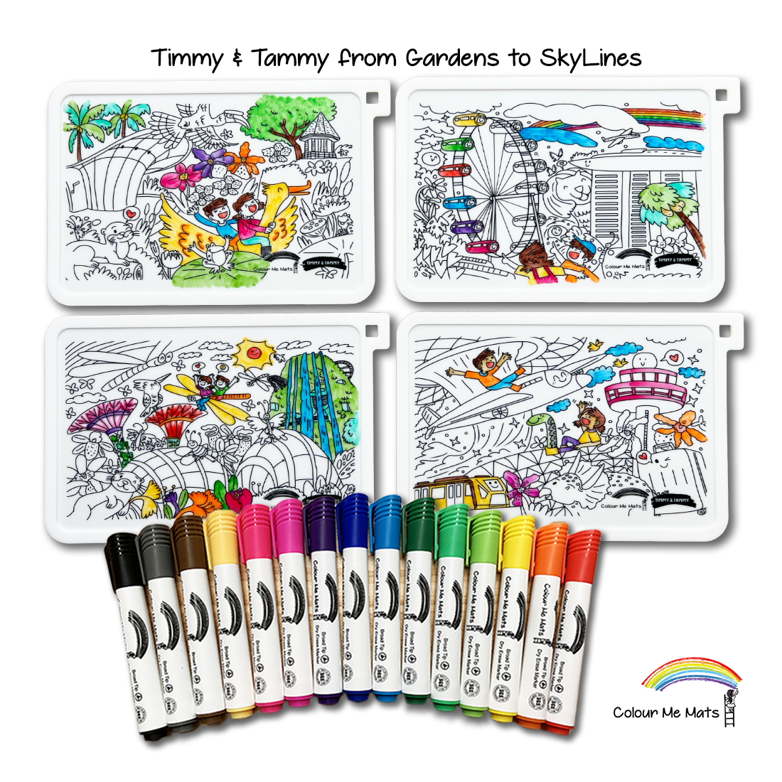 Timmy & Tammy from Gardens to Skylines (Puzzle Mats)