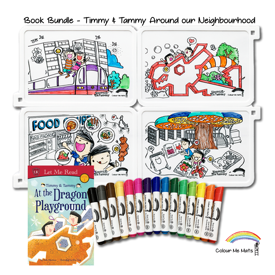 Book Bundle - T&T Around Our Neighbourhood & At Dragon Playground Book