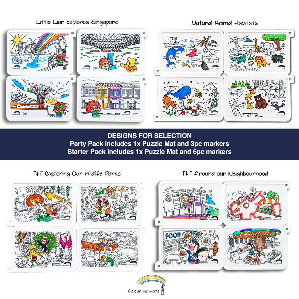 Puzzle Mat Starter Pack with 6pc Markers