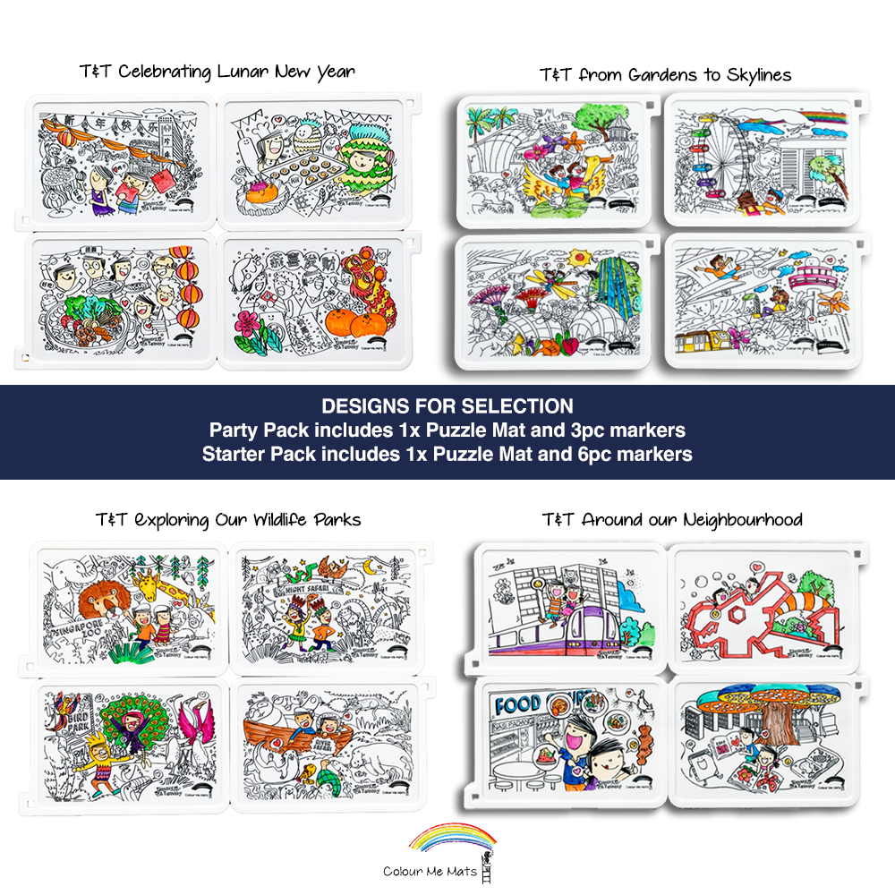 Puzzle Mat Starter Pack with 6pc Markers