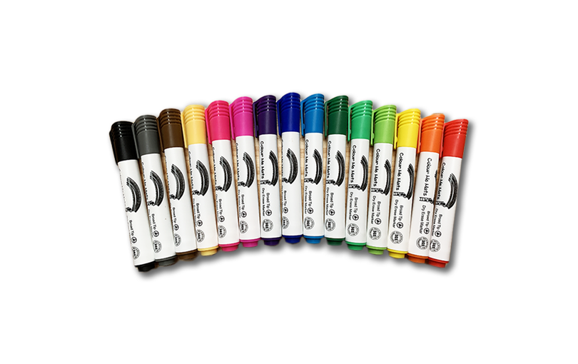 15pc Broad Tip Whiteboard Markers