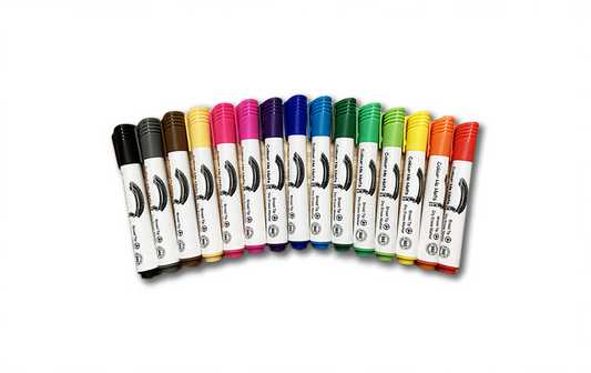 15pc Broad Tip Whiteboard Markers