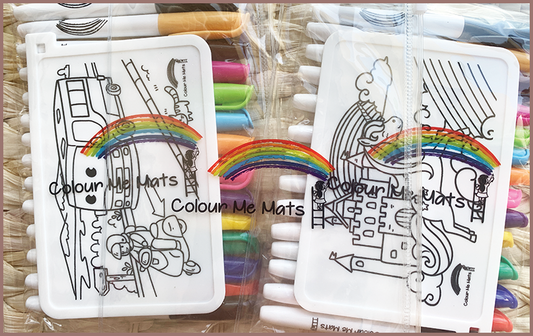 PVC Zipper Bag for our Colouring Mats